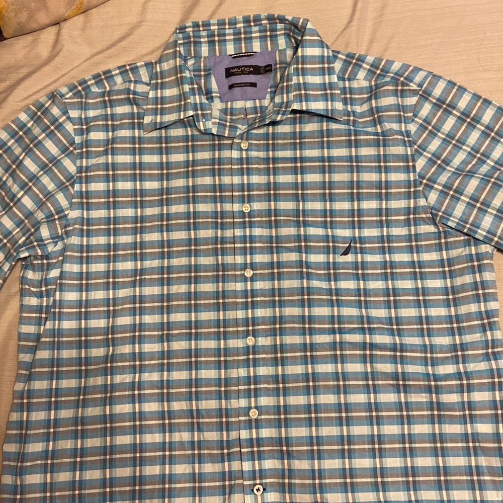 Nautica size XXL short sleeve button up